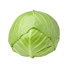 Obraz premium A single iceberg lettuce head