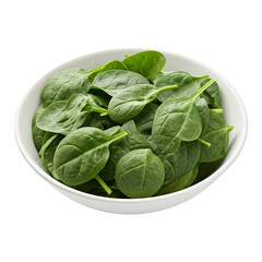 Fototapeta premium A bowl of fresh spinach salad