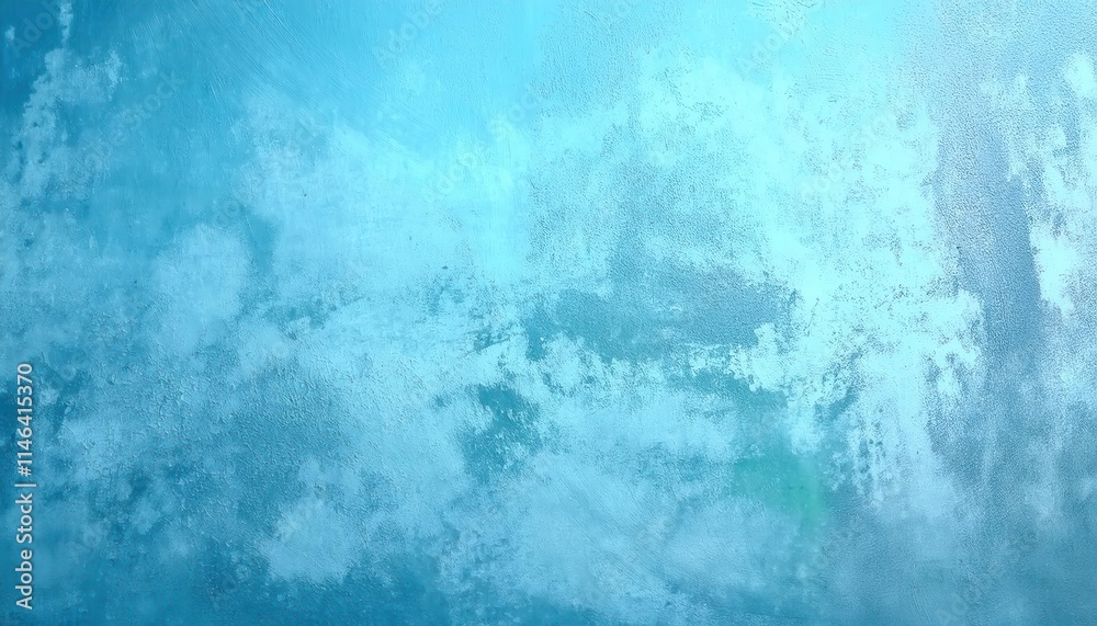 Leinwandbilder serene textured blue abstract background with frost like patterns, perfect for minimalistic design p