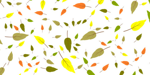 leaf vector seamless pattern for season fabric, decoration, wallpaper and wrapping paper