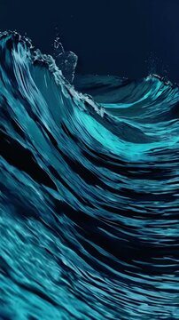 colorful abstract wave background with peru, firebrick and light sea green colors, 4k High-Quality Wallpaper Background Animation Video