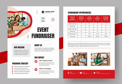 Event Fundraising Flyer