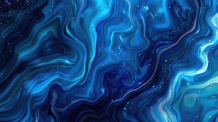 Obraz premium Abstract flowing liquid with gradient hues