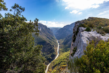 Great canyon of the Verdon, Provence, France