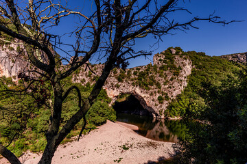 Great canyon of the Ardeche, Cevennes, France