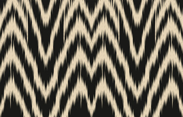 Fototapeta premium Geometric ethnic oriental ikat seamless pattern color oriental. Aztec ornament print. Design for background ,curtain, carpet, wallpaper, clothing, wrapping, Batik, vector illustration.