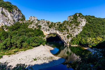 Great canyon of the Ardeche, Cevennes, France