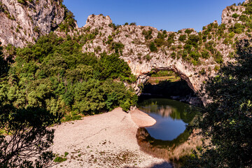 Great canyon of the Ardeche, Cevennes, France