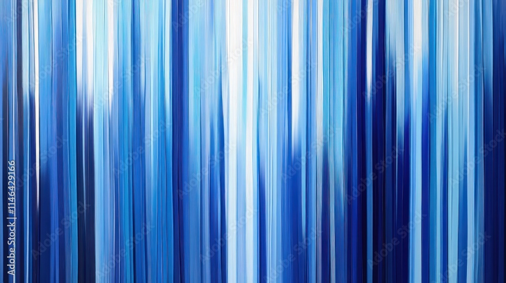 Leinwandbilder abstract blue vertical lines creating a calming, fluid texture.
