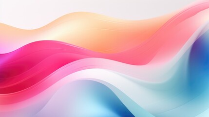 Fototapeta premium Abstract flowing liquid with gradient hues