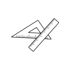 pencil and ruler