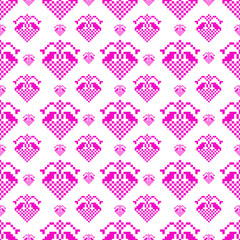 Beautiful seamless pattern design by geometric 
