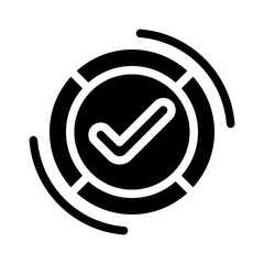 checkmark glyph icon