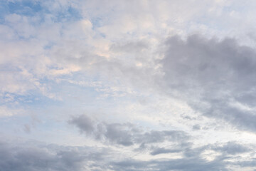 Serene Sky Cloudy Blue Heaven Nature Background