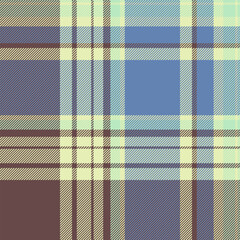 Rectangle seamless vector check, goose textile fabric plaid. Repeat texture tartan background pattern in light and pastel colors.