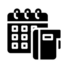 Calendar glyph icon