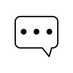 Bubble speech icon