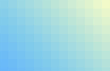 Gradient light blue background. Geometric texture of blue squares. The substrate for branding, calendar, postcard, screensaver, poster, cover. A place for your design or text. Vector illustration