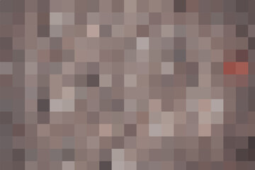 Gradient brown background. Creative texture from brown squares for publication, design, poster, calendar, post, screensaver, wallpaper, postcard, cover, banner, website. Vector illustration