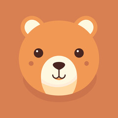 Elegant Silhouette Of A Bear Vector Illustration