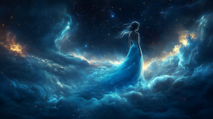 Fototapeta premium Cinderella inspiration Fairy Tale Illustration for Classic Story Concepts