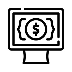 smart contract line icon