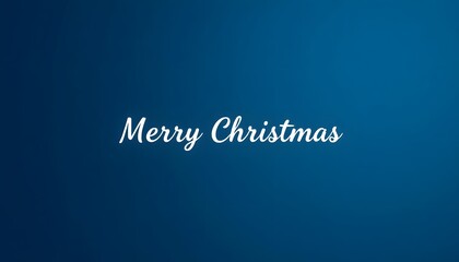 Elegant Christmas Greeting Card with Typography  " Merry Christmas" in Festive Winter Setting