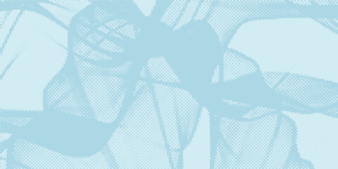 Abstract hexagon geometric white blue pattern medical background.