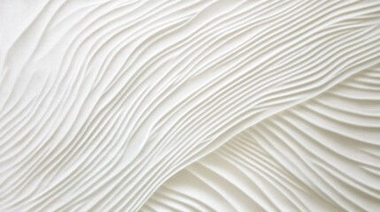 Obraz premium Abstract white texture with flowing lines and waves.