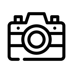 camera line icon