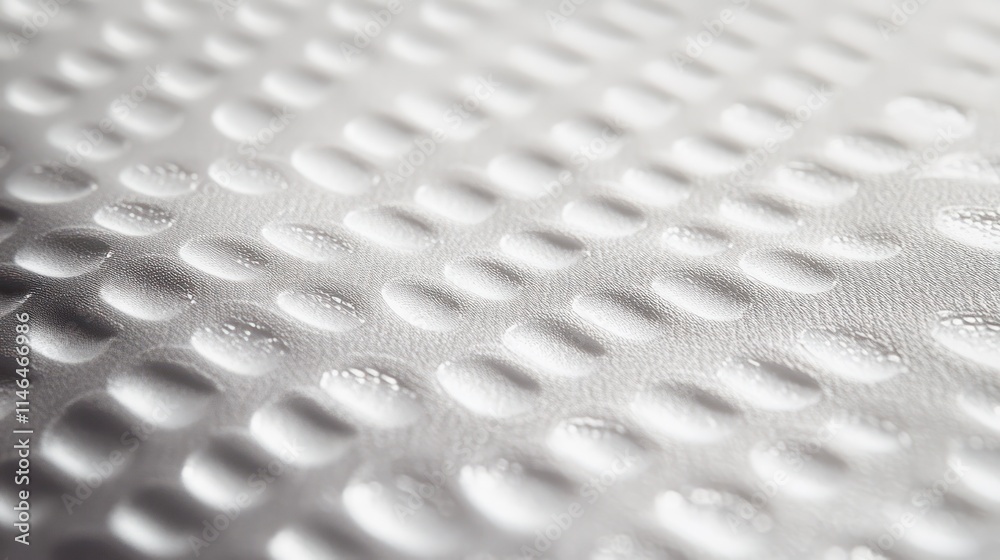 Aufkleber Close-up of a textured surface with raised droplets, suggesting a modern design element.