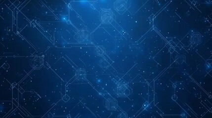 Obraz premium Abstract Digital Network Technology Background