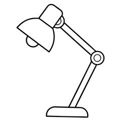 Desk Lamp Vector Icon Design