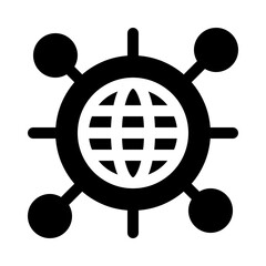 Network glyph icon