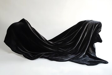 a gorgeous and beautiful abstract smooth black background with lighting