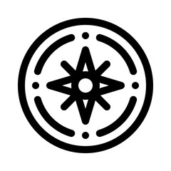 Obraz premium Direction line icon