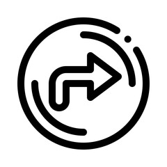 Direction line icon