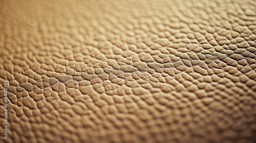 Aufkleber close-up of textured leather surface showcasing its intricate patterns and natural appeal.
