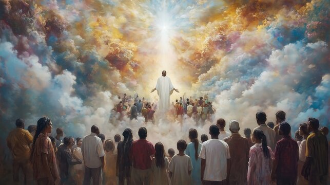 Jesus Christ and Twelve Apostles in Domus Galilaeae Sermon on the Mount