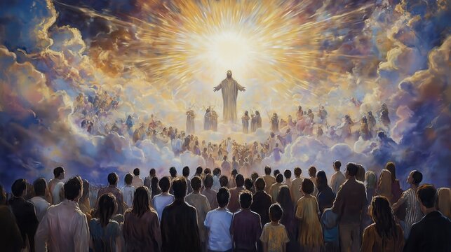 Jesus Christ and Twelve Apostles in Domus Galilaeae Sermon on the Mount