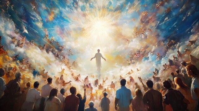Jesus Christ and Twelve Apostles in Domus Galilaeae Sermon on the Mount