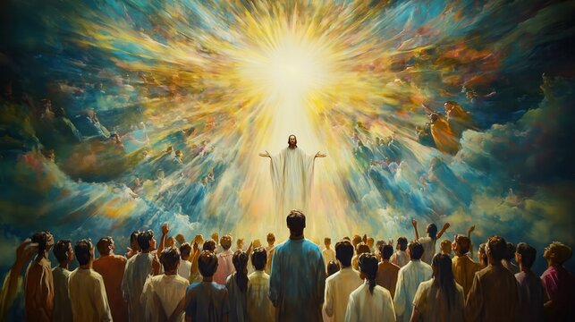 Jesus Christ and Twelve Apostles in Domus Galilaeae Sermon on the Mount