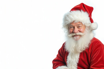 Naklejka premium portrait of santa claus