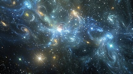 Obraz premium Beautiful abstract galaxy wallpaper