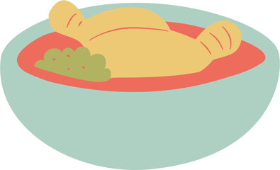 celebrating islamic eventful days, chicken yellow soup, opor ayam