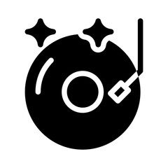 Vinyl glyph icon