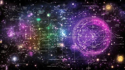 Cosmic Equations A Celestial Network of Knowledge