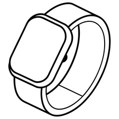 Fitness Tracker Icon Vector