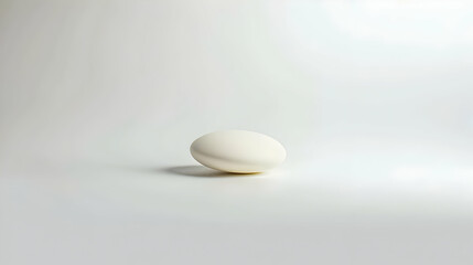 White Egg Minimalist Product Photography