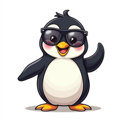 Cool Penguin with Sunglasses